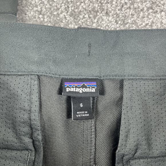 Patagonia Pants Womens 6 Crestview Stretch Hiking Water Repellent Workwear Gray - Picture 3 of 14